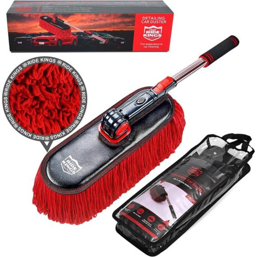 Car Duster Exterior Scratch Free,Soft Car Brush Kit for Car,Truck,SUV,RV and
